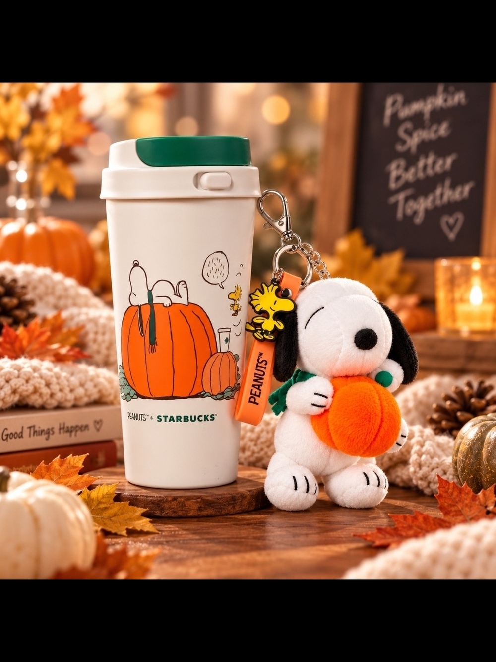 2026 Peanuts + Starbucks Snoopy 2-Piece Collectible Set – Tumbler & Plush